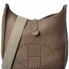 Hermès Brown Clemence Leather Evelyne I (Authentic Pre-Owned) Women Crossbody Bags