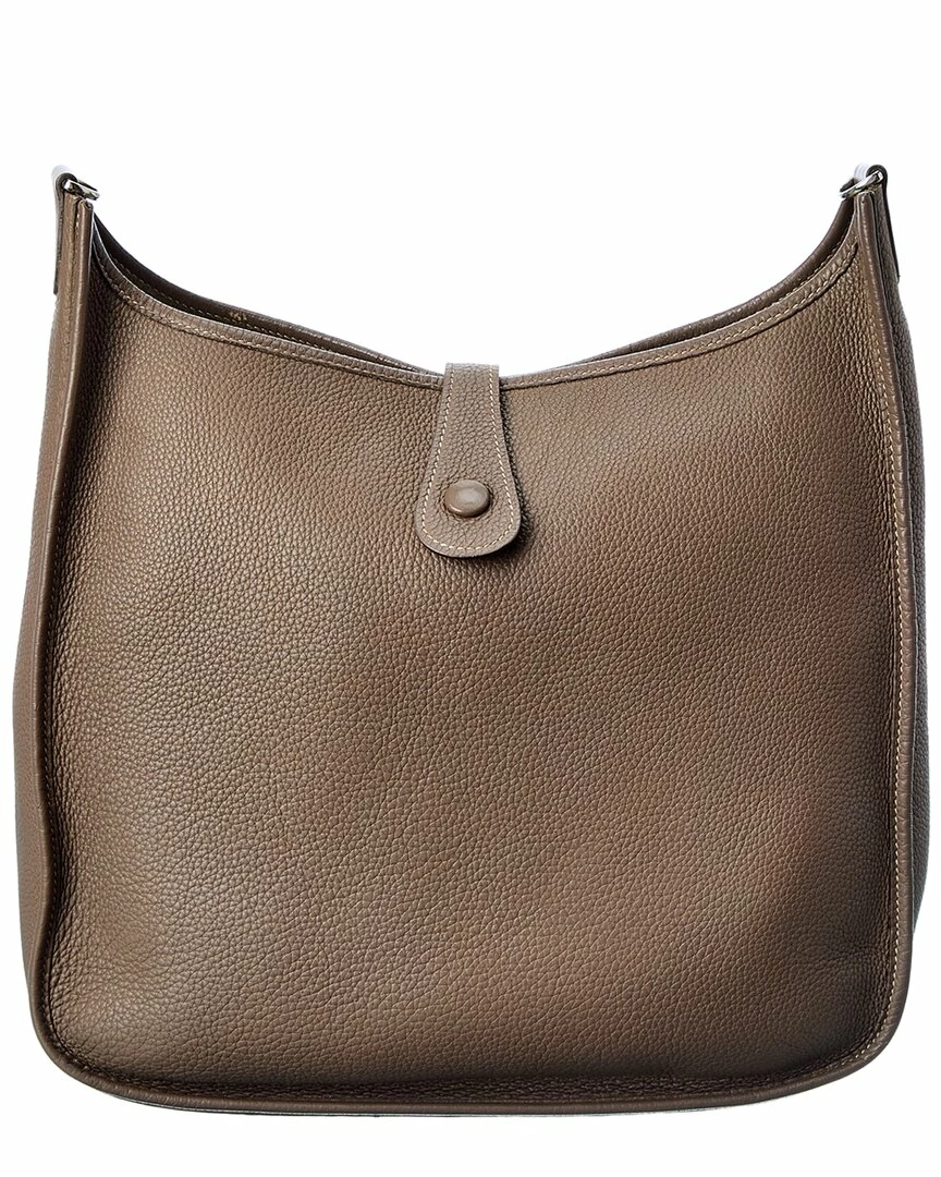 Hermès Brown Clemence Leather Evelyne I (Authentic Pre-Owned) Women Crossbody Bags 4 Hermès Brown Clemence Leather Evelyne I (Authentic Pre-Owned) Women Crossbody Bags - Image 2