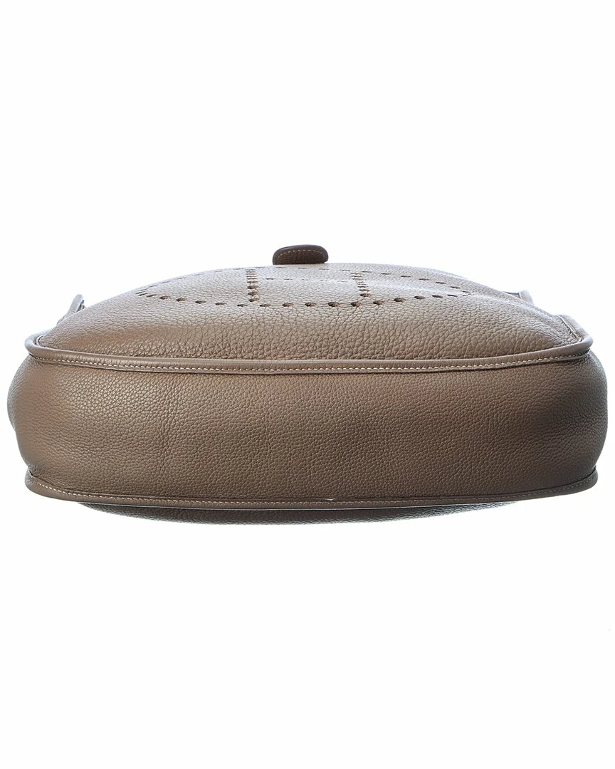 Hermès Brown Clemence Leather Evelyne I (Authentic Pre-Owned) Women Crossbody Bags 5 Hermès Brown Clemence Leather Evelyne I (Authentic Pre-Owned) Women Crossbody Bags - Image 3
