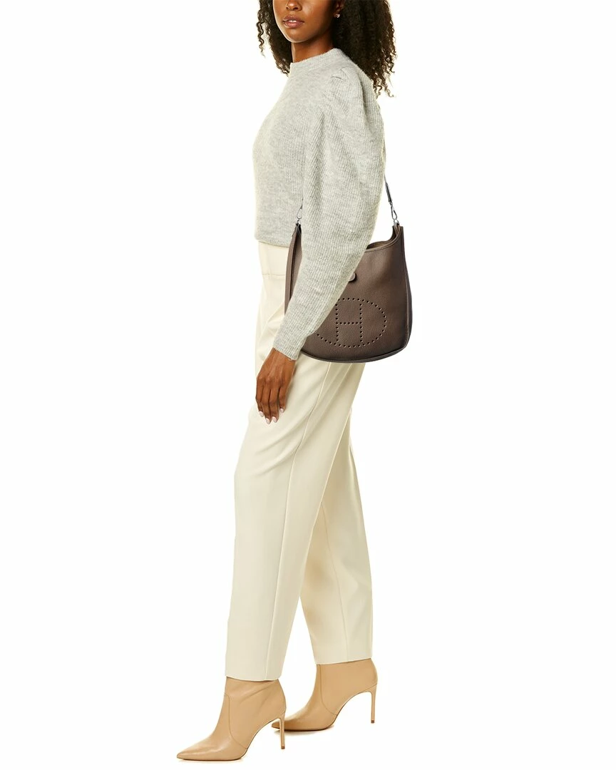 Hermès Brown Clemence Leather Evelyne I (Authentic Pre-Owned) Women Crossbody Bags 7 Hermès Brown Clemence Leather Evelyne I (Authentic Pre-Owned) Women Crossbody Bags - Image 5