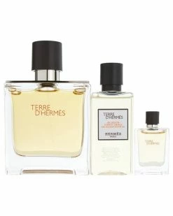 Hermès Hermes Men's Terre D'Hermes 3pc Set Cologne & Aftershave
