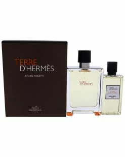Hermès Men's 2pc Terre DHermès Fragrance Set (Authentic Pre-Owned) Grooming