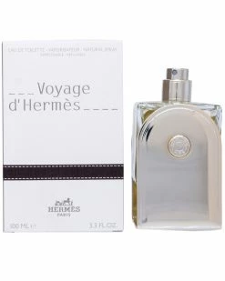Hermès Unisex Voyage D' Hermès (Refillable) 3.3oz Refillable EDT Spray (Authentic Pre-Owned) Men Cologne & Aftershave