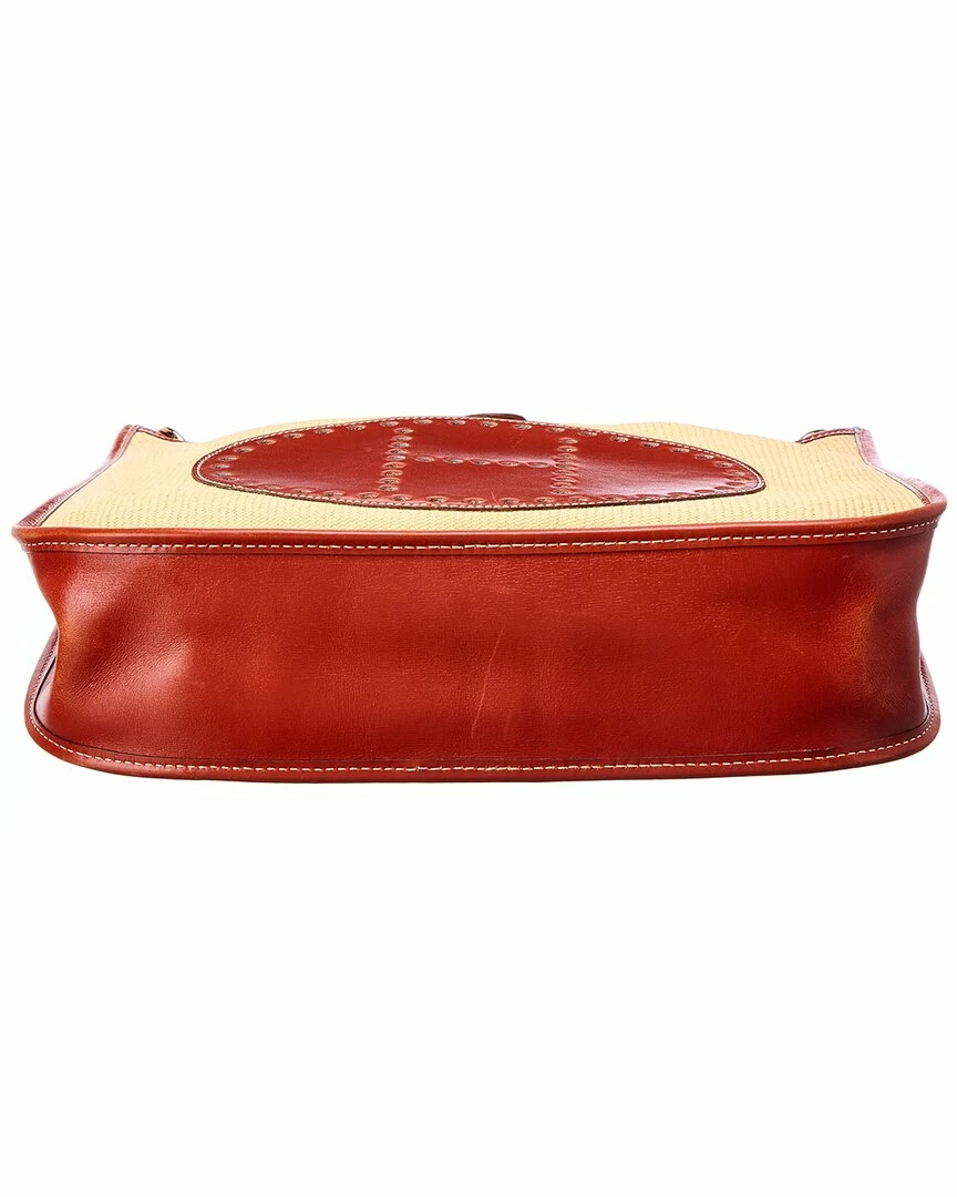 Hermès Red Canvas Evelyne I GM (Authentic Pre-Owned) Women Crossbody Bags - Image 3