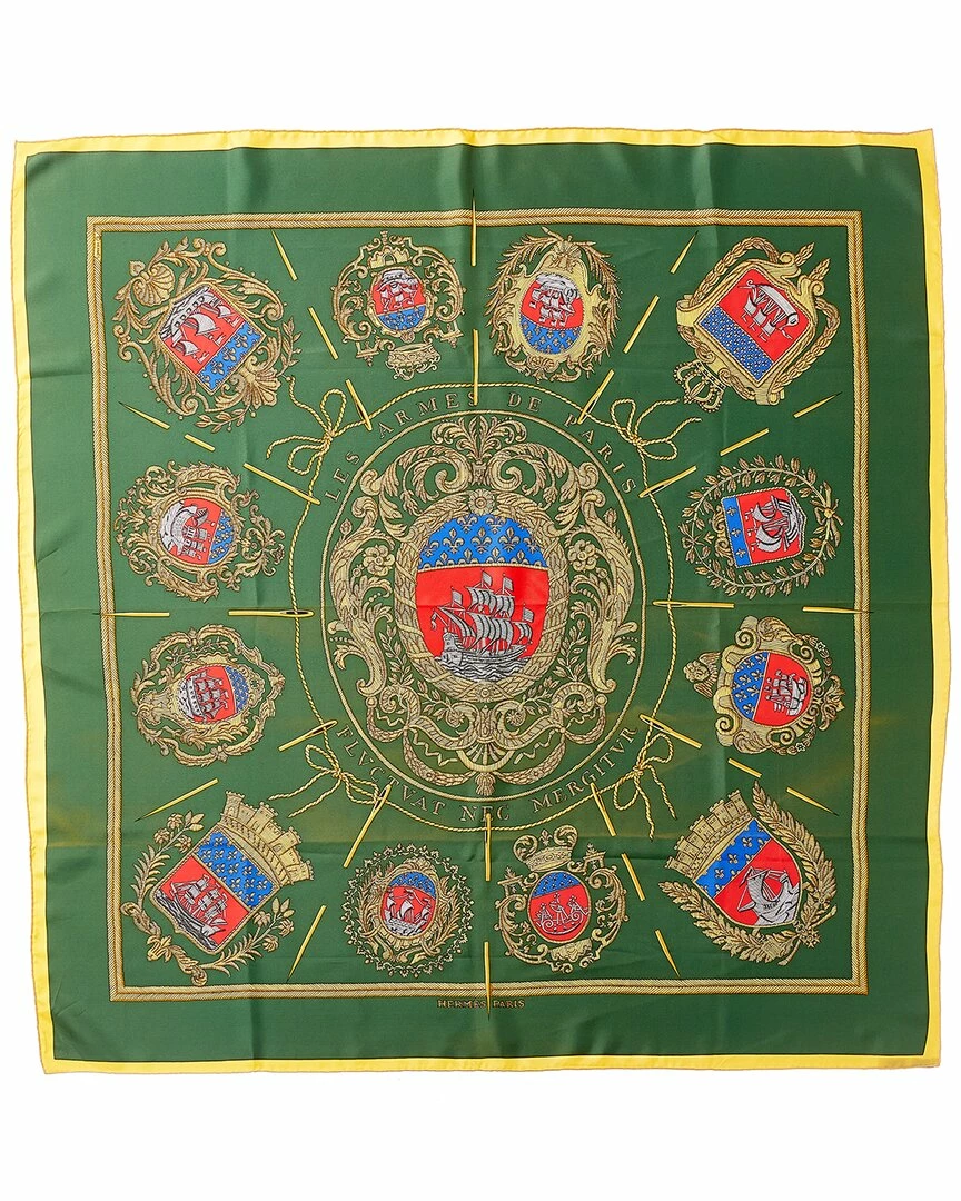 Hermès Le Carre Silk Scarf (Authentic Pre-Owned) Women Scarves & Wraps 3 Hermès Le Carre Silk Scarf (Authentic Pre-Owned) Women Scarves & Wraps