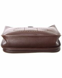 Hermès Dark Brown Calf Leather Evelyne II PM (Authentic Pre-Owned) Women Crossbody Bags 8 Hermès Dark Brown Calf Leather Evelyne II PM (Authentic Pre-Owned) Women Crossbody Bags -Hermès Shop 1111233231 RLLZ 3