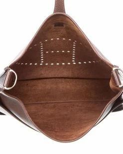 Hermès Dark Brown Calf Leather Evelyne II PM (Authentic Pre-Owned) Women Crossbody Bags 9 Hermès Dark Brown Calf Leather Evelyne II PM (Authentic Pre-Owned) Women Crossbody Bags -Hermès Shop 1111233231 RLLZ 4