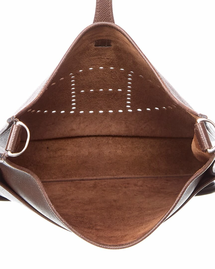 Hermès Dark Brown Calf Leather Evelyne II PM (Authentic Pre-Owned) Women Crossbody Bags 6 Hermès Dark Brown Calf Leather Evelyne II PM (Authentic Pre-Owned) Women Crossbody Bags - Image 4