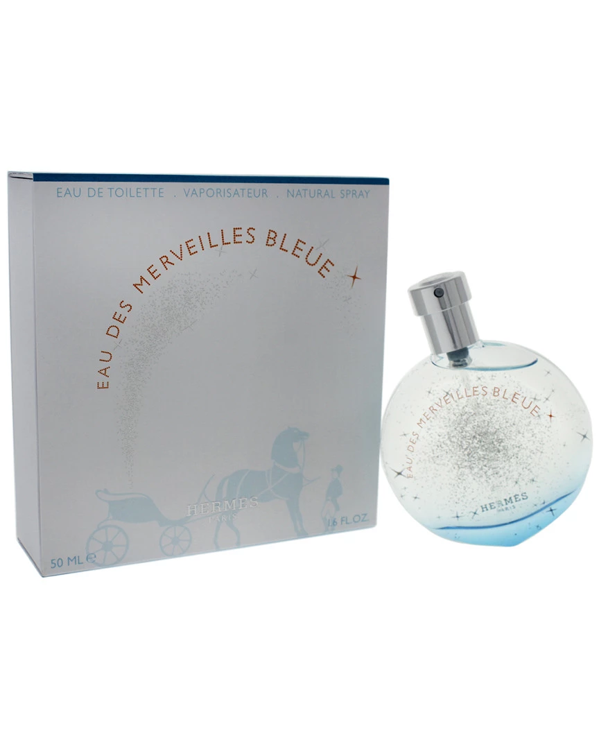 Hermès Women's 1.6oz Eau Des Merveilles Bleue (Authentic Pre-Owned) Fragrance 3 Hermès Women's 1.6oz Eau Des Merveilles Bleue (Authentic Pre-Owned) Fragrance