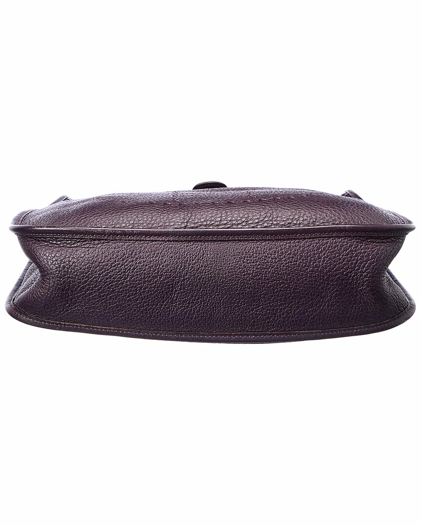 Hermès Raisin Togo Leather Evelyne I GM (Authentic Pre-Owned) Women Crossbody Bags 5 Hermès Raisin Togo Leather Evelyne I GM (Authentic Pre-Owned) Women Crossbody Bags - Image 3