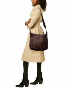 Hermès Brown Ardennes Leather Evelyne I GM (Authentic Pre-Owned) Women Crossbody Bags -Hermès Shop 1111313267 RLLZ 5