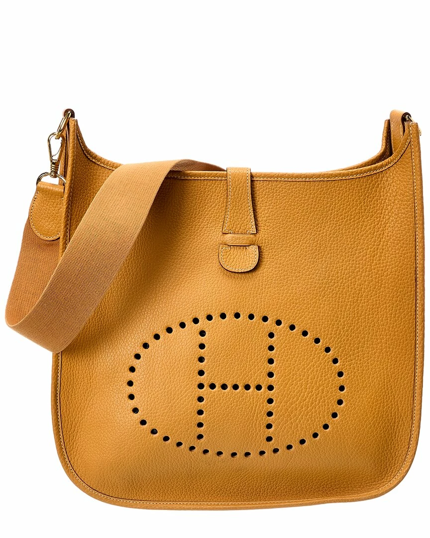 Hermès Brown Ardennes Leather Evelyne I GM (Authentic Pre-Owned) Women Crossbody Bags 3 Hermès Brown Ardennes Leather Evelyne I GM (Authentic Pre-Owned) Women Crossbody Bags
