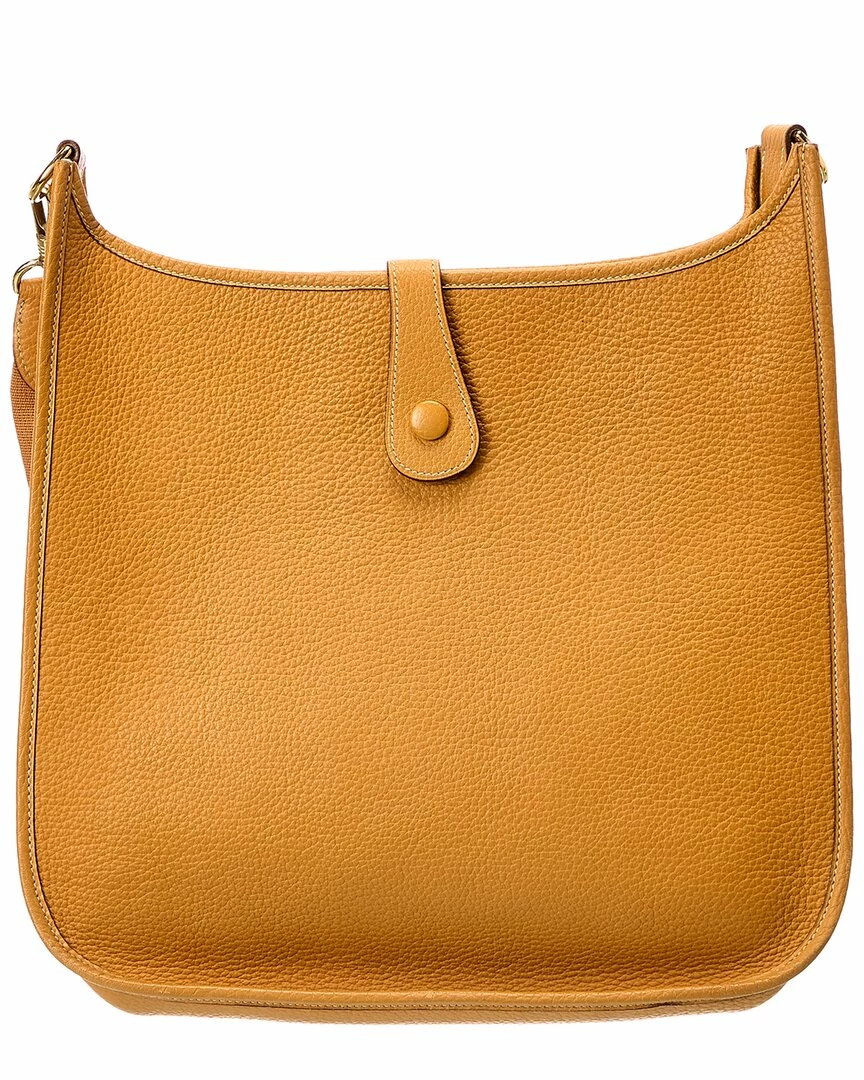 Hermès Brown Ardennes Leather Evelyne I GM (Authentic Pre-Owned) Women Crossbody Bags 4 Hermès Brown Ardennes Leather Evelyne I GM (Authentic Pre-Owned) Women Crossbody Bags - Image 2