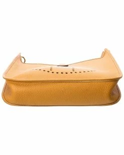 Hermès Brown Ardennes Leather Evelyne I GM (Authentic Pre-Owned) Women Crossbody Bags 9 Hermès Brown Ardennes Leather Evelyne I GM (Authentic Pre-Owned) Women Crossbody Bags -Hermès Shop 1111374272 RLLZ 3