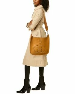 Hermès Brown Ardennes Leather Evelyne I GM (Authentic Pre-Owned) Women Crossbody Bags 11 Hermès Brown Ardennes Leather Evelyne I GM (Authentic Pre-Owned) Women Crossbody Bags -Hermès Shop 1111374272 RLLZ 5