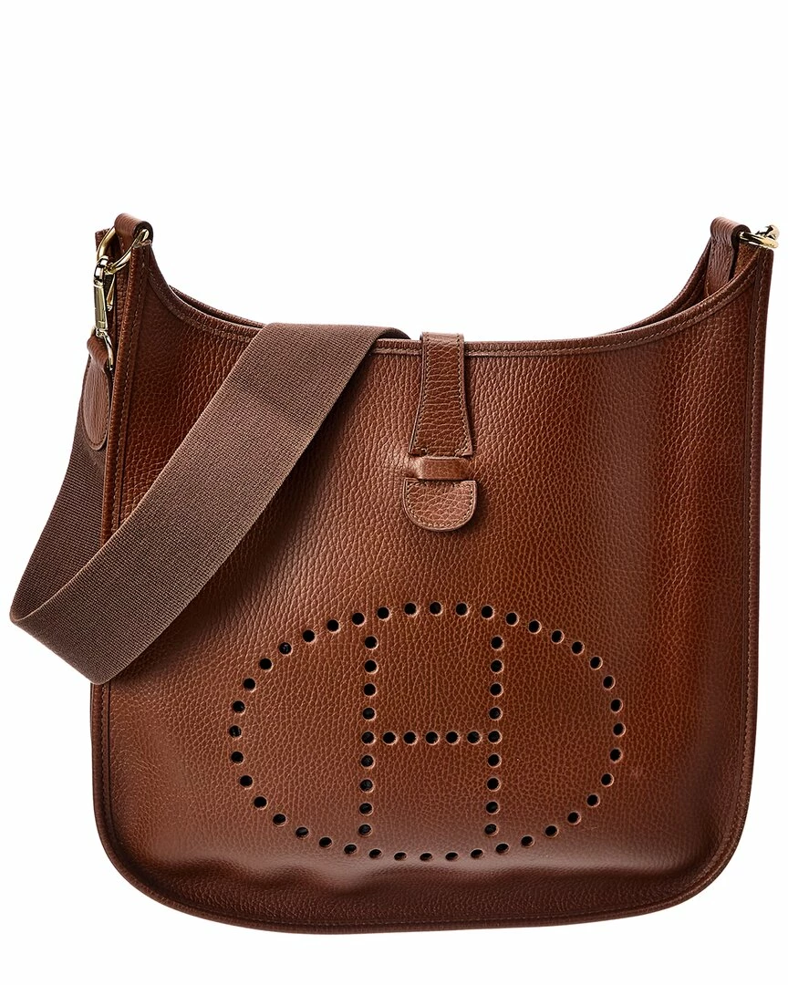 Hermès Brown Ardennes Leather Evelyne I GM (Authentic Pre-Owned) Women Crossbody Bags 3 Hermès Brown Ardennes Leather Evelyne I GM (Authentic Pre-Owned) Women Crossbody Bags