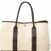 Hermès Brown Canvas Garden Party Tote PM (Authentic Pre-Owned) Women Satchels & Top Handles