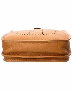 Hermès Brown Clemence Leather Evelyne II GM (Authentic Pre-Owned) Women Crossbody Bags 8 Hermès Brown Clemence Leather Evelyne II GM (Authentic Pre-Owned) Women Crossbody Bags -Hermès Shop 1111378945 RLLZ 3
