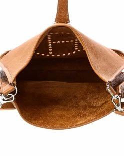 Hermès Brown Clemence Leather Evelyne II GM (Authentic Pre-Owned) Women Crossbody Bags 9 Hermès Brown Clemence Leather Evelyne II GM (Authentic Pre-Owned) Women Crossbody Bags -Hermès Shop 1111378945 RLLZ 4