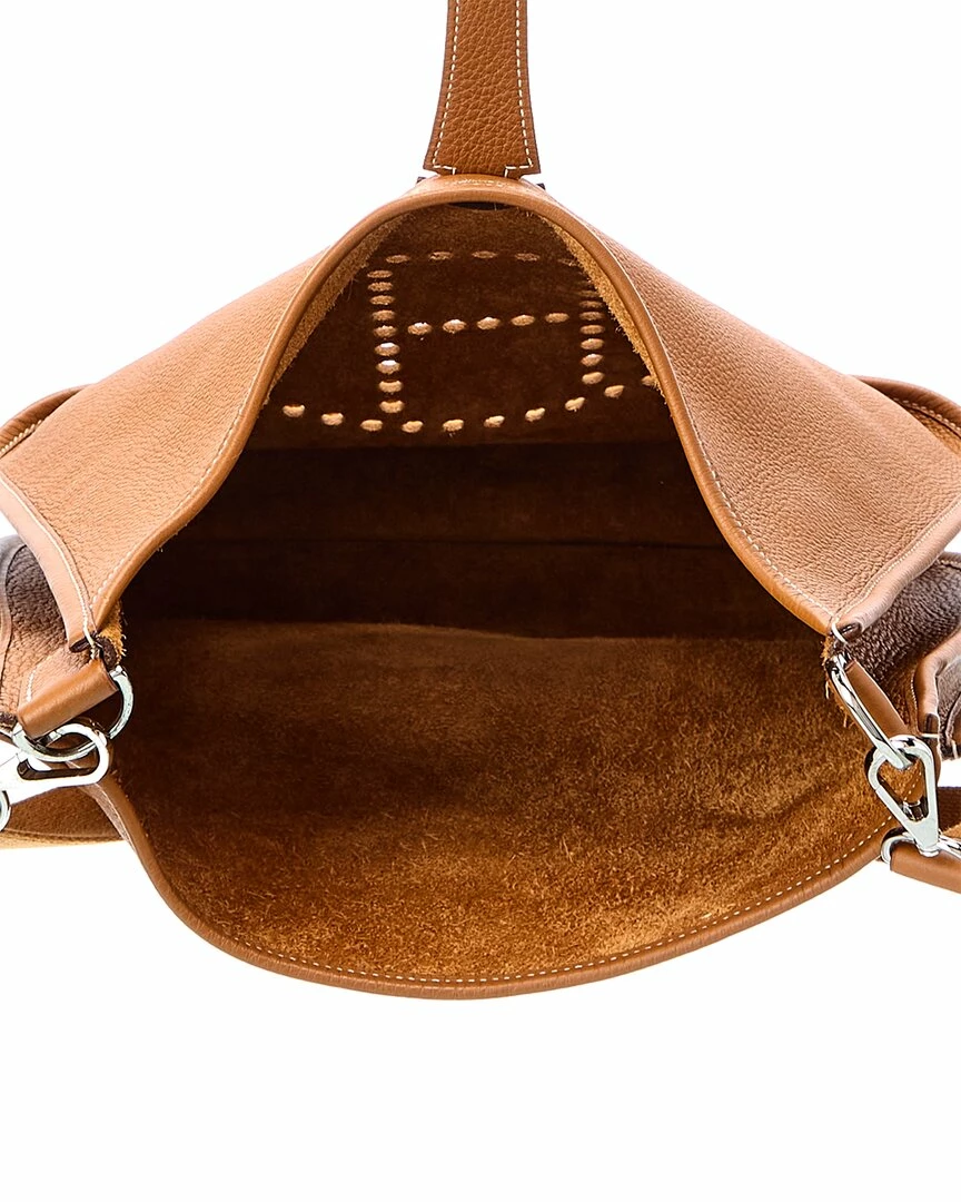 Hermès Brown Clemence Leather Evelyne II GM (Authentic Pre-Owned) Women Crossbody Bags 6 Hermès Brown Clemence Leather Evelyne II GM (Authentic Pre-Owned) Women Crossbody Bags - Image 4