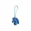 Hermès Blue Leather GeeGee Savannah Zebra Bag Charm (Authentic Pre-Owned) Women Bag Accessories