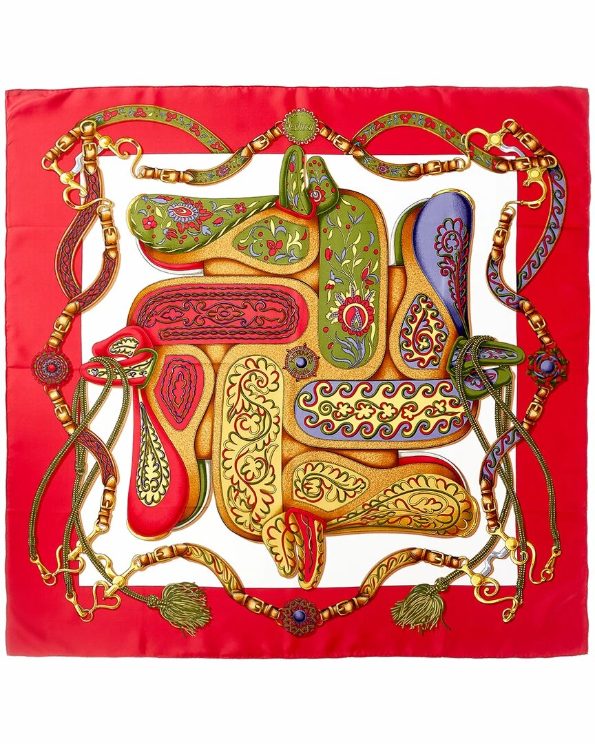 Hermès "Festival," By Henri D'Origny Silk Scarf (Authentic Pre-Owned) Women Scarves & Wraps 3 Hermès "Festival," By Henri D'Origny Silk Scarf (Authentic Pre-Owned) Women Scarves & Wraps