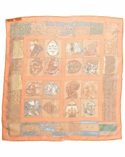 Hermès "Persona," By Loic Dubigeon Silk Scarf (Authentic Pre-Owned) Women Scarves & Wraps