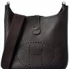 Hermès Brown Clemence Leather Evelyne II GM (Authentic Pre-Owned) Women Crossbody Bags