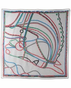 Hermès "Robe Du Soir," By Florence Manlik Cashmere & Silk-Blend Scarf (Authentic Pre-Owned) Women Scarves & Wraps