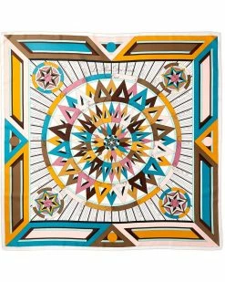 Hermès "La Rose Des Vents," By Joachim Metz Silk Scarf (Authentic Pre-Owned) Women Scarves & Wraps