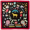 Hermès "Albums De Colportage," By Isabelle Barthel Silk Scarf (Authentic Pre-Owned) Women Scarves & Wraps