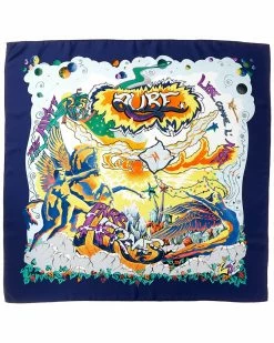 Hermès "Aube Libre Comme L'Ange," By Zoe Pauwels Silk Scarf (Authentic Pre-Owned) Women Scarves & Wraps