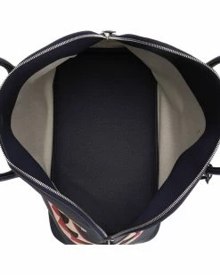 Hermès Bleu Nuit Calfskin Leather Bolide 45 Shark, Never Carried (Authentic Pre-Owned) Women Shoulder Bags -Hermès Shop 1111469951 RLLZ 5