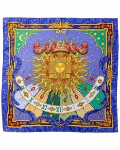 Hermès "Carpe Diem - Gloria Soli," By Joachim Metz Silk Scarf (Authentic Pre-Owned) Women Scarves & Wraps