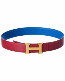 Hermès Constance H Leather Belt, Size 70 (Authentic Pre-Owned) Women Belts