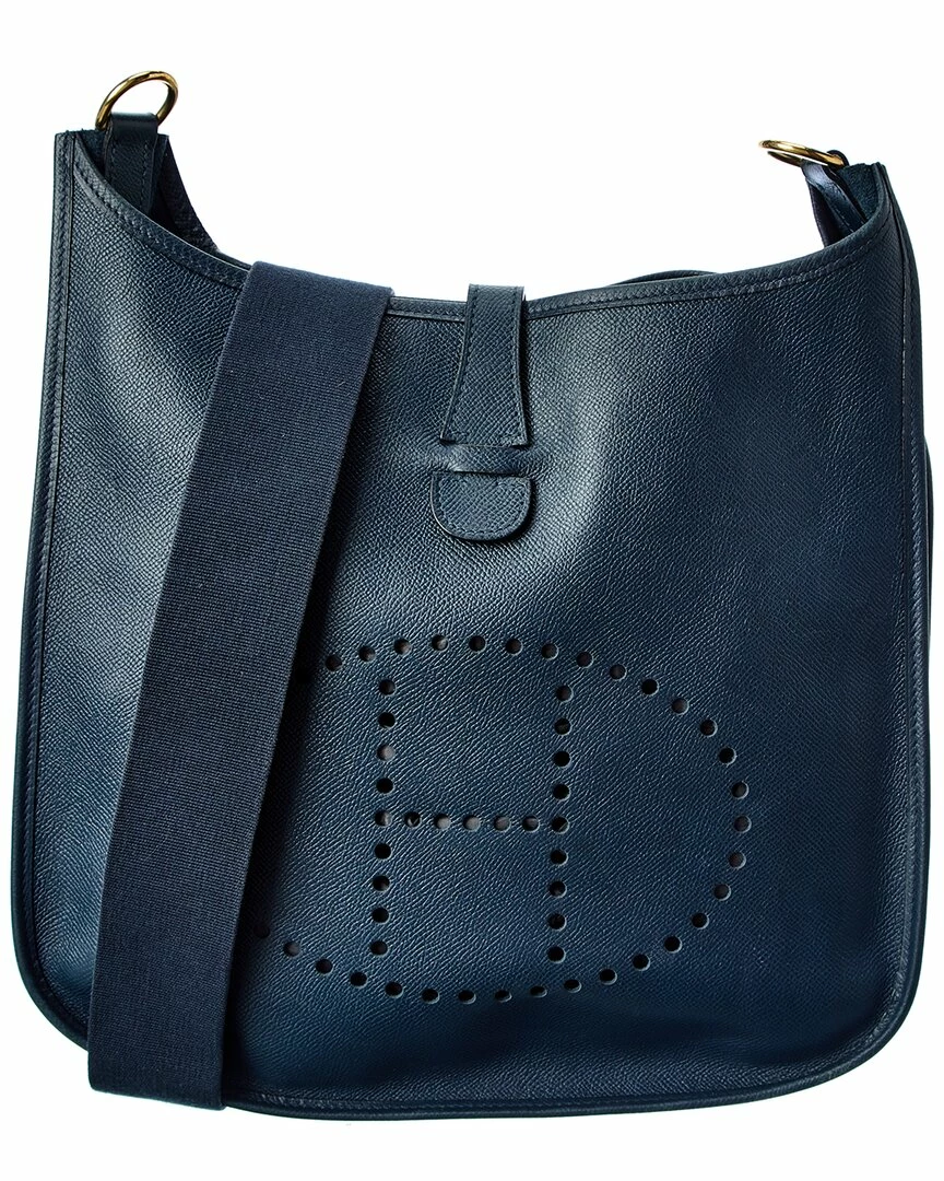 Hermès Blue Epsom Leather Evelyne I PM (Authentic Pre-Owned) Women Crossbody Bags 3 Hermès Blue Epsom Leather Evelyne I PM (Authentic Pre-Owned) Women Crossbody Bags