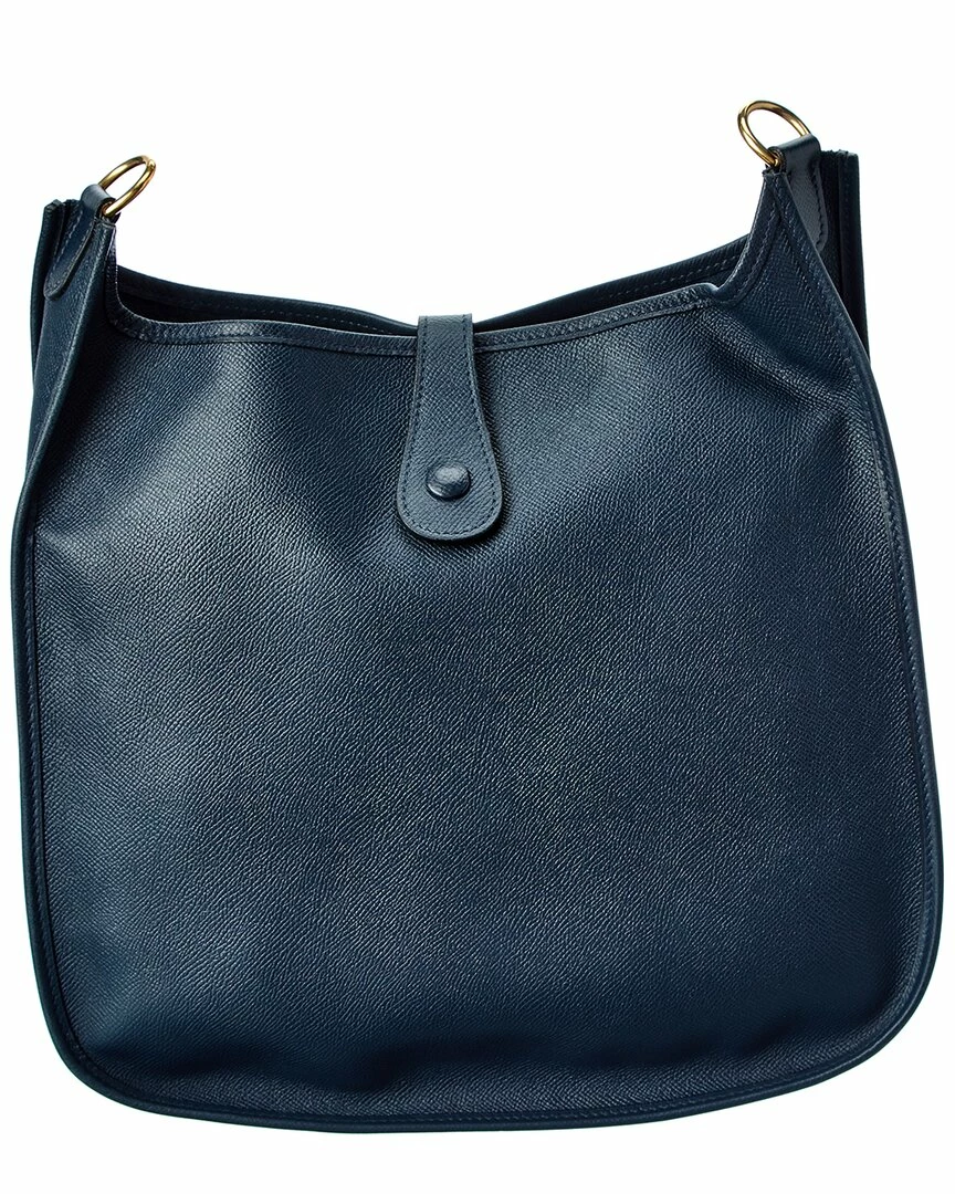 Hermès Blue Epsom Leather Evelyne I PM (Authentic Pre-Owned) Women Crossbody Bags 4 Hermès Blue Epsom Leather Evelyne I PM (Authentic Pre-Owned) Women Crossbody Bags - Image 2