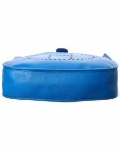 Hermès Blue Epsom Leather Evelyne I GM (Authentic Pre-Owned) Women Crossbody Bags -Hermès Shop 1111478540 RLLZ 3