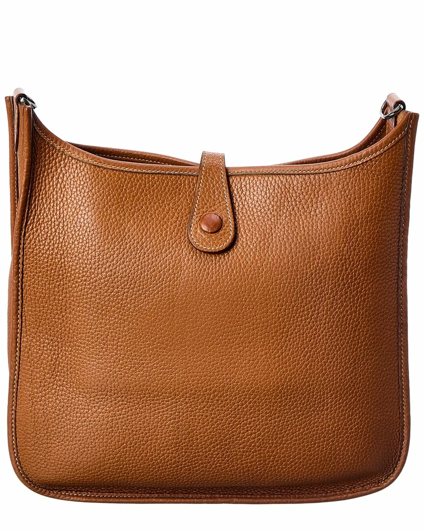 Hermès Brown Clemence Leather Evelyne I GM (Authentic Pre-Owned) Women Shoulder Bags 4 Hermès Brown Clemence Leather Evelyne I GM (Authentic Pre-Owned) Women Shoulder Bags - Image 2