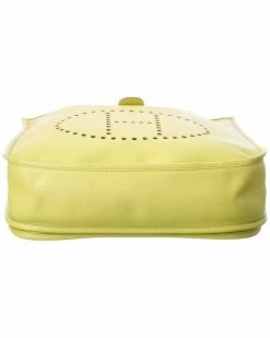Hermès Chartreuse Clemence Leather Evelyne III PM (Authentic Pre-Owned) Women Crossbody Bags 9 Hermès Chartreuse Clemence Leather Evelyne III PM (Authentic Pre-Owned) Women Crossbody Bags -Hermès Shop 1111478579 RLLZ 3