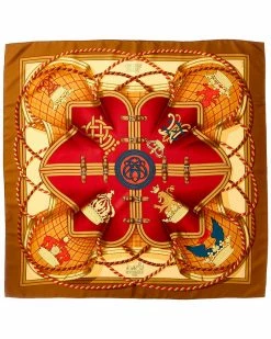 Hermès "Grande Tenue," By Henri D'origny Silk Scarf (Authentic Pre-Owned) Women Scarves & Wraps