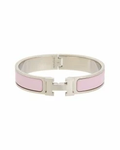 Hermès Palladium Clic Clac H Bangle (Authentic Pre-Owned) Women Bracelets