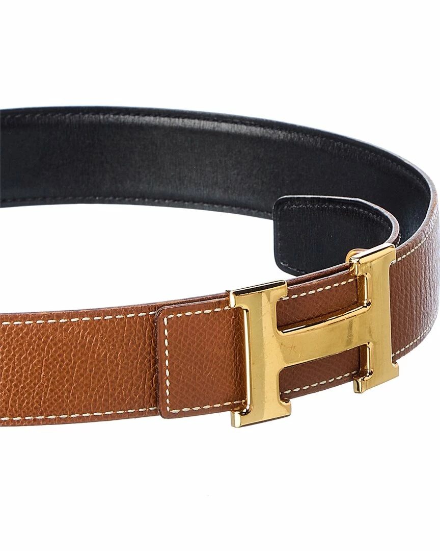 Hermès H Leather Belt, Size 70 (Authentic Pre-Owned) Women Belts - Image 3