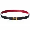 Hermès Constance H Leather Belt, Size 65 (Authentic Pre-Owned) Women Belts