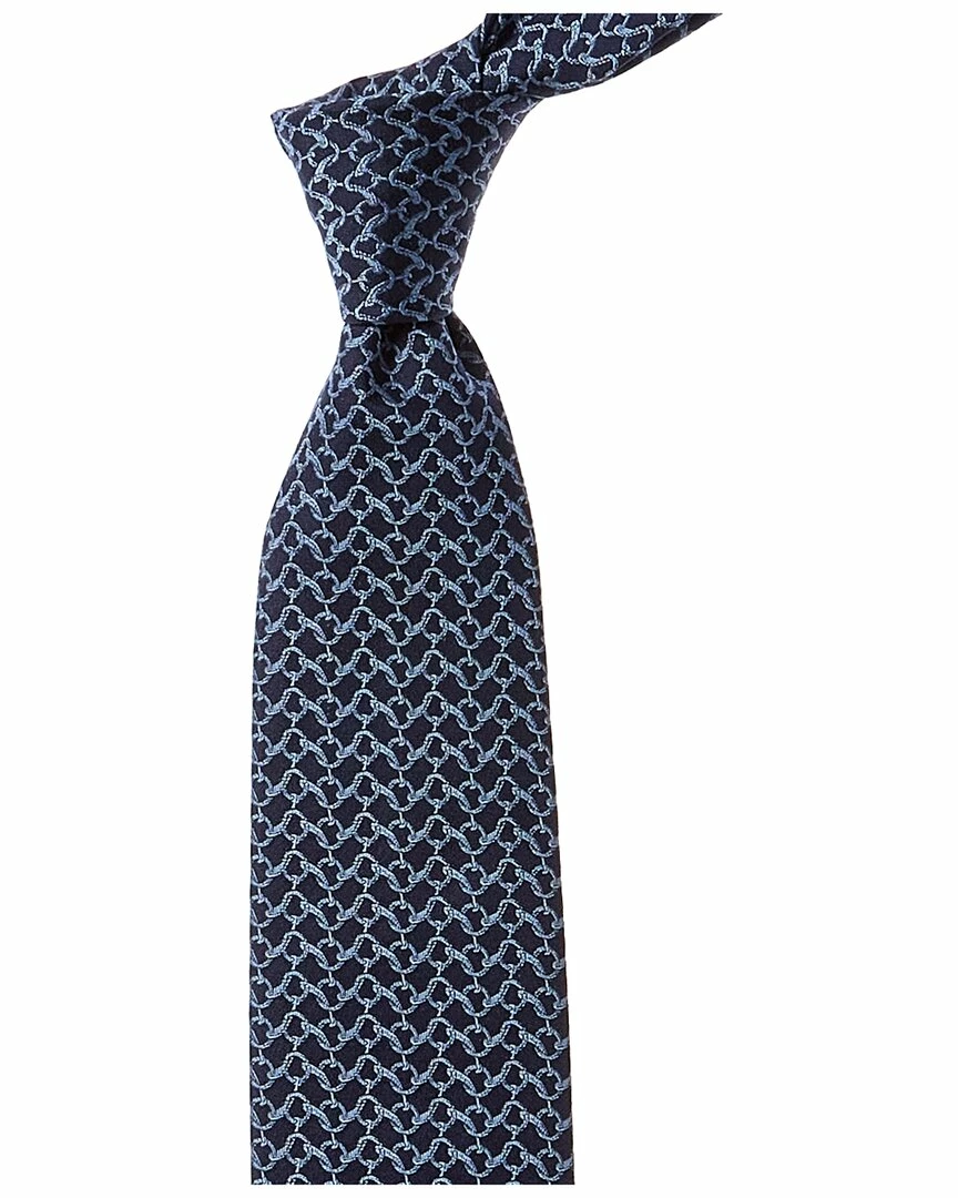 Hermès Interlock Silk Tie, Size OS (Authentic Pre-Owned) Women Scarves & Wraps - Image 2