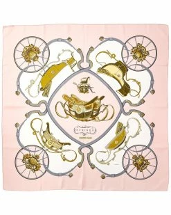 Hermès "New Springs," By Dimitri Rybaltchenko Silk Scarf (Authentic Pre-Owned) Women Scarves & Wraps