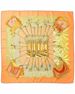 Hermès "Ombres Et Lumieres," By Annie Faivre Silk Scarf (Authentic Pre-Owned) Women Scarves & Wraps