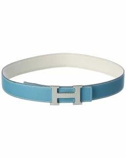 Hermès Constance Leather Belt, Size 75 (Authentic Pre-Owned) Women Belts