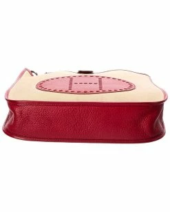 Hermès Red Ardennes Leather Evelyne I GM (Authentic Pre-Owned) Women Crossbody Bags 9 Hermès Red Ardennes Leather Evelyne I GM (Authentic Pre-Owned) Women Crossbody Bags -Hermès Shop 1111841403 RLLZ 3