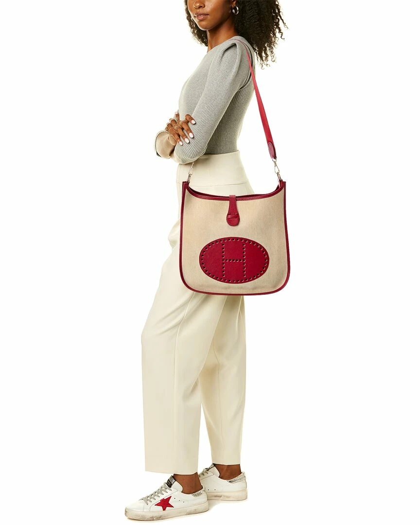 Hermès Red Ardennes Leather Evelyne I GM (Authentic Pre-Owned) Women Crossbody Bags 7 Hermès Red Ardennes Leather Evelyne I GM (Authentic Pre-Owned) Women Crossbody Bags - Image 5